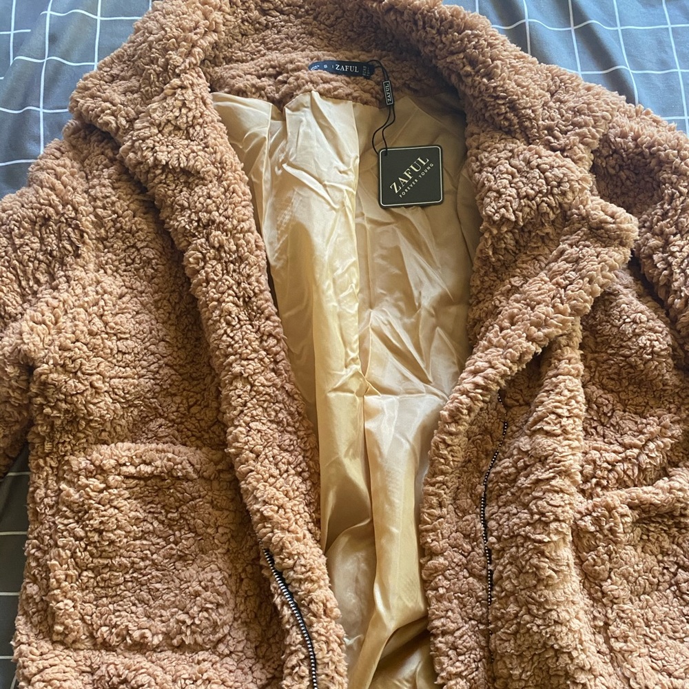 Zaful teddy jacket oversized